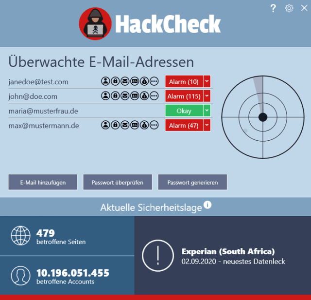 Abelssoft HackCheck Crack Keygen 